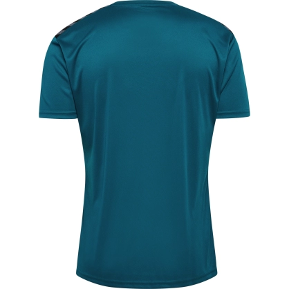 Maillot Hmlauthentic Hummel Bleu coral/jaune fluo - Espace-Handball.com