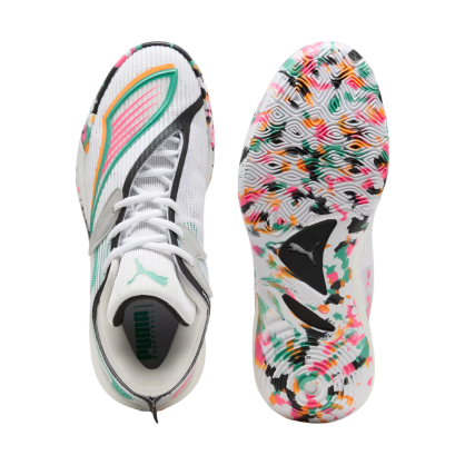 Chaussures All-Pro Nitro 2 Puma Blanc Vibrant - Espace-Handball.com