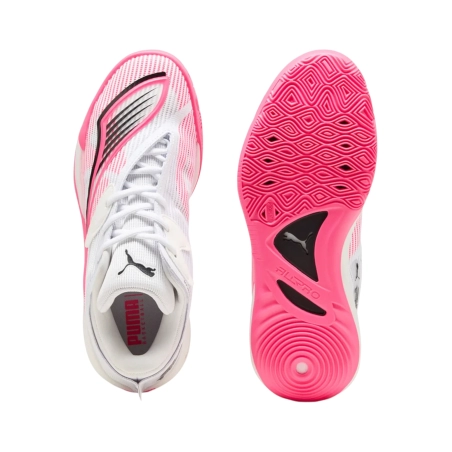 Chaussures All-Pro Nitro 2 Puma Blanc Rose Chaussures All-Pro Nitro 2 Puma Blanc Rose