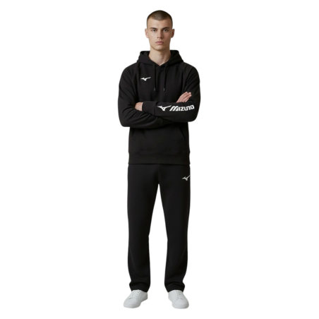 Sweat Capuche Square Handball Mizuno Noir