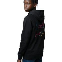 Sweat Capuche Square Handball Mizuno Noir Junior - Espace-Handball.com