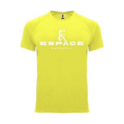 Maillot BAHRAIN Espace Handball Jaune Fluo - Espace-Handball.com