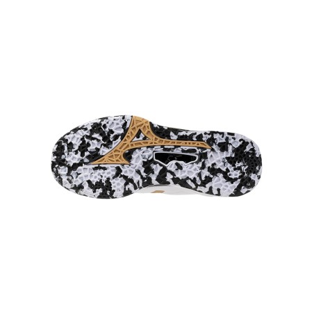 Chaussures Wave Stealth Neo Mizuno Blanc/Or