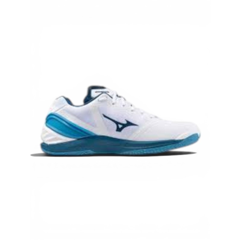Chaussures Wave Stealth Neo Mizuno Blanc/Bleu