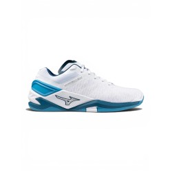 Chaussures Wave Stealth Neo Mizuno Blanc/Bleu