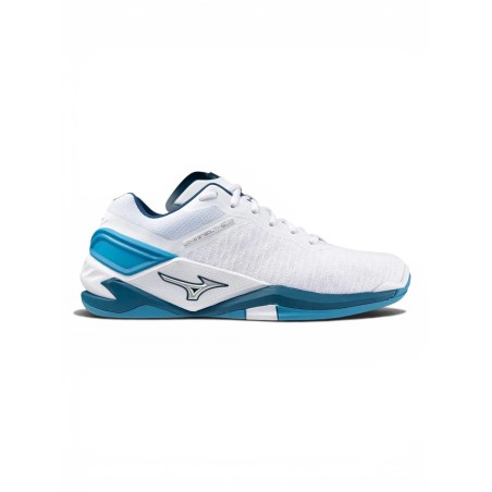 Chaussures Wave Stealth Neo Mizuno Blanc/Bleu