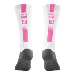 Chaussettes à personnaliser Roses - Espace-Handball.com