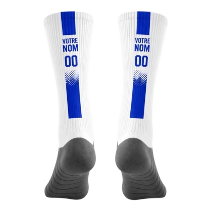Chaussettes à personnaliser Bleues - Espace-Handball.com