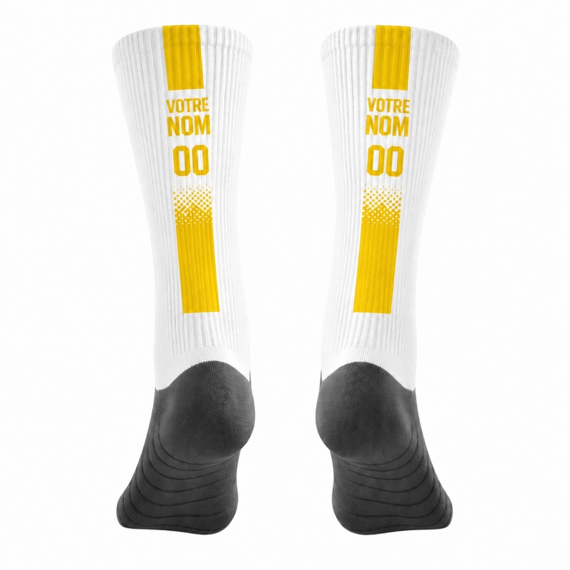 Chaussettes à personnaliser Jaunes Chaussettes à personnaliser Jaunes
