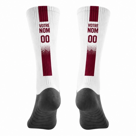 Chaussettes à personnaliser Bordeaux Chaussettes à personnaliser Bordeaux