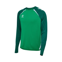 Sweat HMLlead 2.0 Hummel Vert Jr - Espace-Handball.com