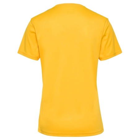Maillot Hmlauthentic Femme jaune et bleu Hummel
