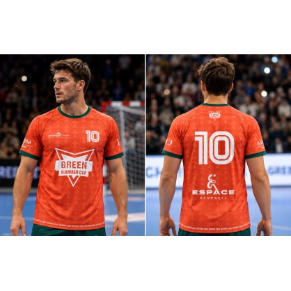 Maillot sublimé réversible Green Summer Cup - Espace-Handball.com