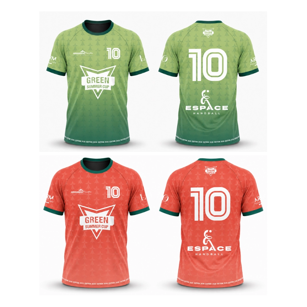 Maillot sublimé réversible Green Summer Cup Maillot sublimé réversible Green Summer Cup