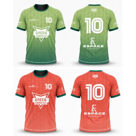 Maillot sublimé réversible Green Summer Cup Maillot sublimé réversible Green Summer Cup