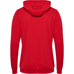 Sweat à capuche HMLAuthentic Hummel rouge - Espace-Handball.com