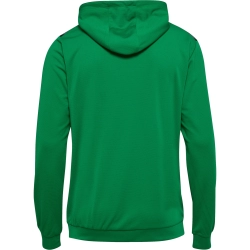 Sweat à capuche HMLAuthentic Hummel vert - Espace-Handball.com
