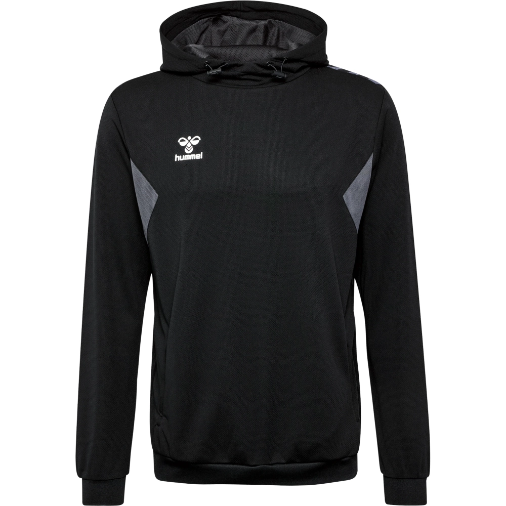 Sweat à capuche HMLAuthentic Hummel noir junior