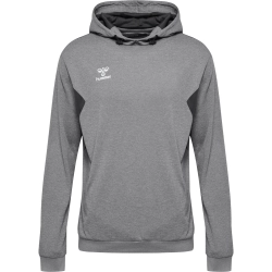 Sweat à capuche HMLAuthentic Hummel gris junior - Espace-Handball.com