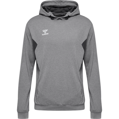 Sweat à capuche HMLAuthentic Hummel gris junior - Espace-Handball.com