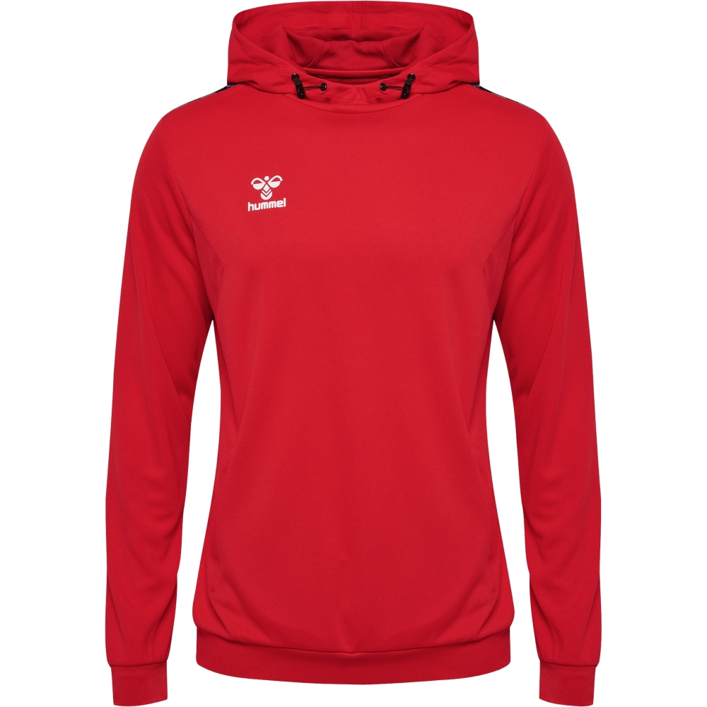 Sweat à capuche HMLAuthentic Hummel rouge junior