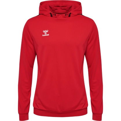 Sweat à capuche HMLAuthentic Hummel rouge junior - Espace-Handball.com