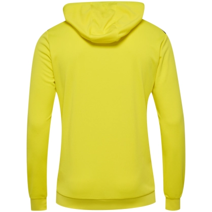 Sweat à capuche HMLAuthentic Hummel jaune junior - Espace-Handball.com