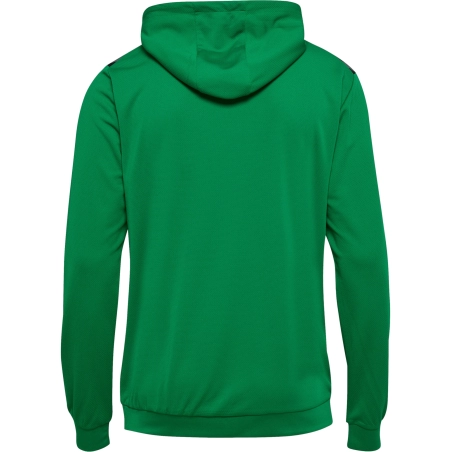 Sweat à capuche HMLAuthentic Hummel vert junior