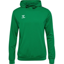 Sweat à capuche HMLAuthentic Hummel vert junior - Espace-Handball.com