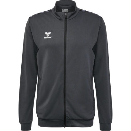 Veste zipée HMLAuthentic Hummel gris foncé junior - Espace-Handball.com