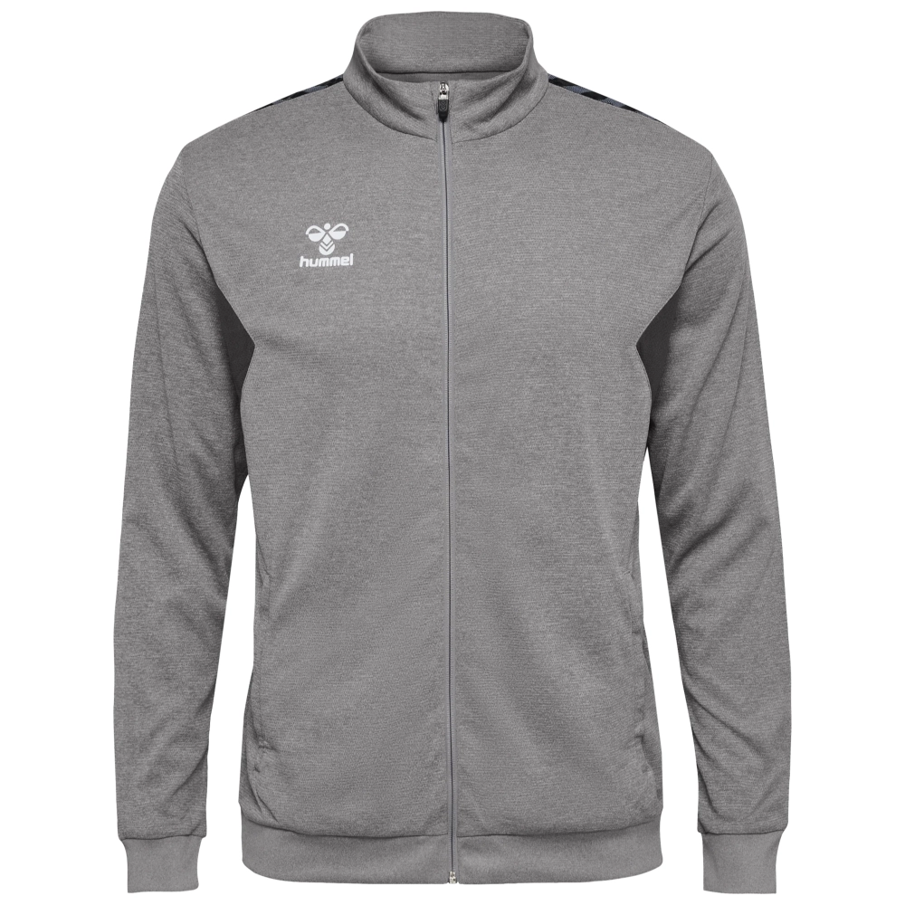 Veste zipée HMLAuthentic Hummel gris junior