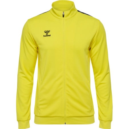 Veste zipée HMLAuthentic Hummel jaune junior
