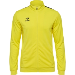 Veste zipée HMLAuthentic Hummel jaune femme - Espace-Handball.com