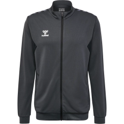 Veste zipée HMLAuthentic Hummel gris foncé - Espace-Handball.com