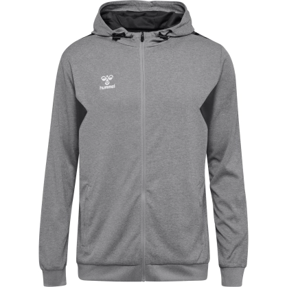 Veste à capuche HMLAuthentic Hummel gris - Espace-Handball.com
