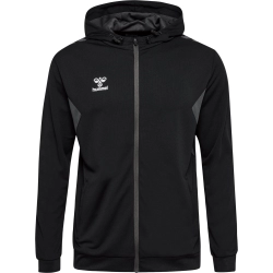 Veste à capuche HMLAuthentic Hummel noir femme - Espace-Handball.com