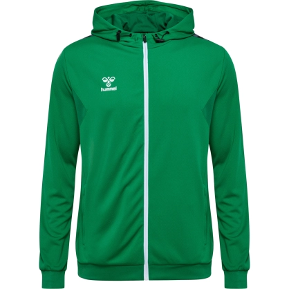 Veste à capuche HMLAuthentic Hummel vert femme - Espace-Handball.com