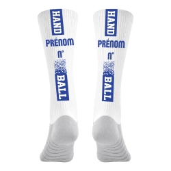 Chaussettes à personnaliser HANDBALL Bleues Roy - Espace-Handball.com