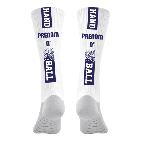 Chaussettes à personnaliser HANDBALL Bleues Marine Chaussettes à personnaliser HANDBALL Bleues Marine