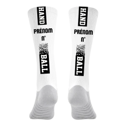 Chaussettes à personnaliser HANDBALL Noir - Espace-Handball.com