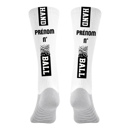 Chaussettes à personnaliser HANDBALL Noir Chaussettes à personnaliser HANDBALL Noir