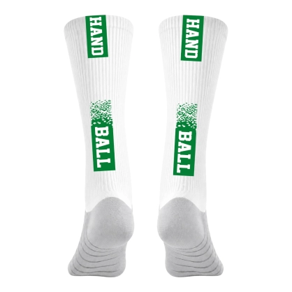 Chaussettes à personnaliser HANDBALL Vert - Espace-Handball.com