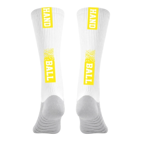 Chaussettes à personnaliser HANDBALL Jaune Chaussettes à personnaliser HANDBALL Jaune