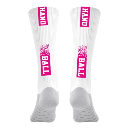 Chaussettes à personnaliser HANDBALL Rose Chaussettes à personnaliser HANDBALL Rose