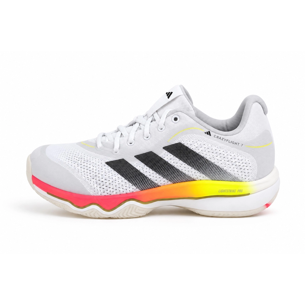 Chaussures Crazyflight 7 Adidas Blanc