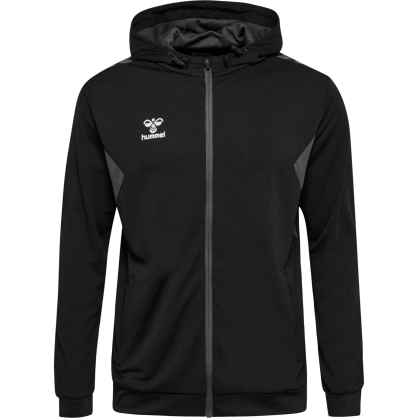 Veste à capuche HMLAuthentic Hummel noir junior - Espace-Handball.com