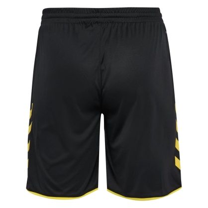 Short Core2.0 Hummel noir/jaune - Espace-Handball.com