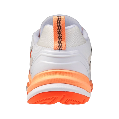 Chaussures Wave Stealth Elite Mizuno Blanc/Saumon Chaussures Wave Stealth Elite Mizuno Blanc/Saumon