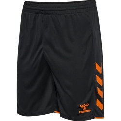Short Core2.0 Hummel noir/orange femme - Espace-Handball.com