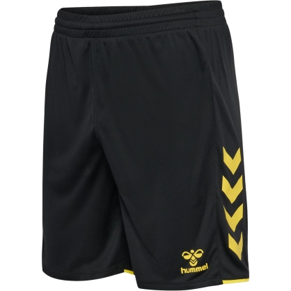 Short Core2.0 Hummel noir/jaune femme - Espace-Handball.com